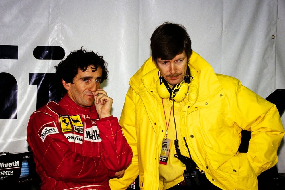 Alain Prost, Ferrari, Jean-Claude Migeot 