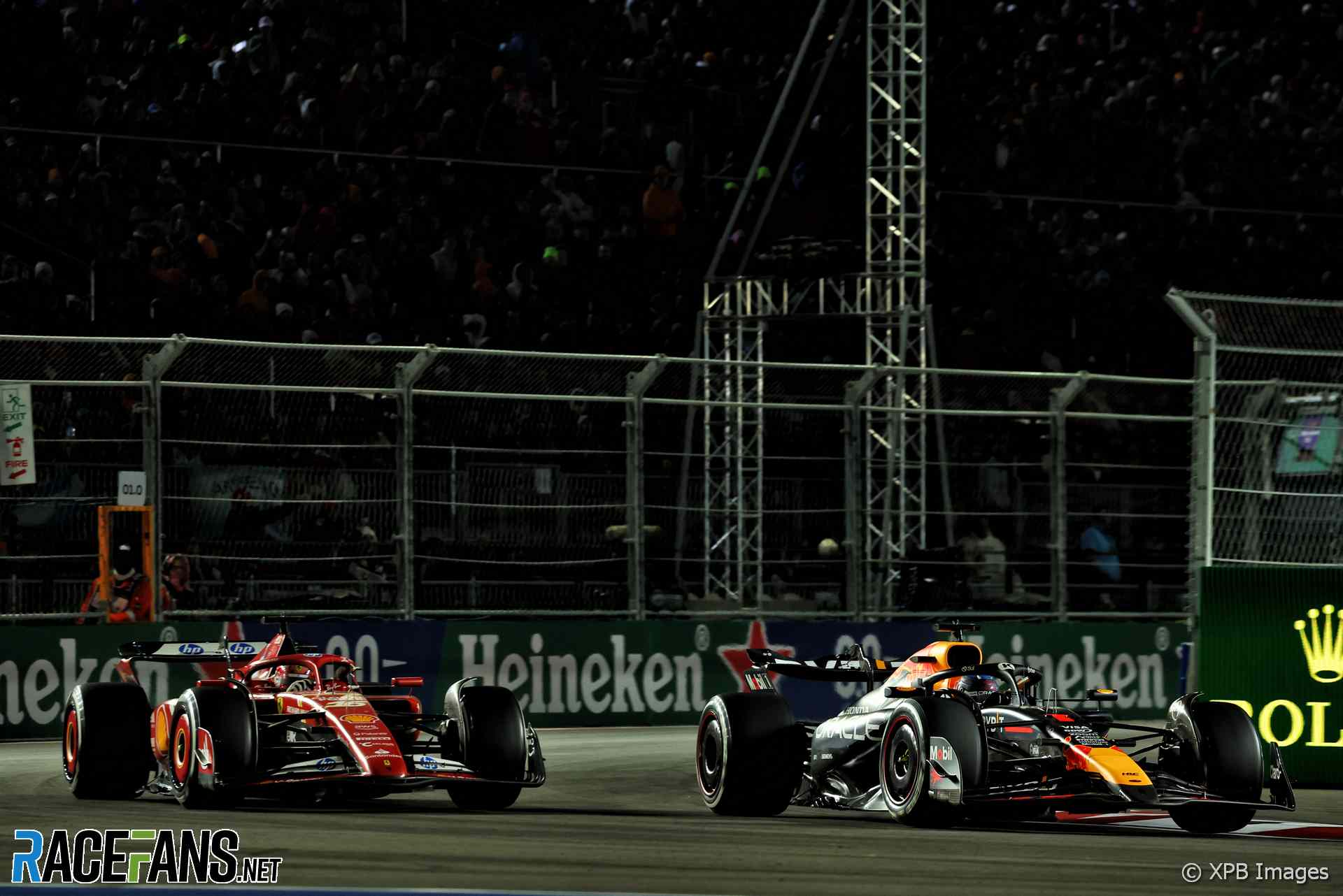 Charles Leclerc, Max Verstappen, Las Vegas Strip Circuit, 2024