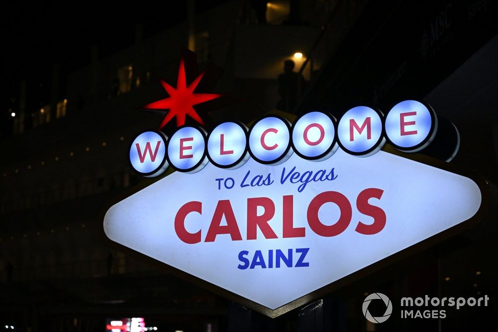 Carlos Sainz will throw a party at the 2024 Las Vegas Grand Prix