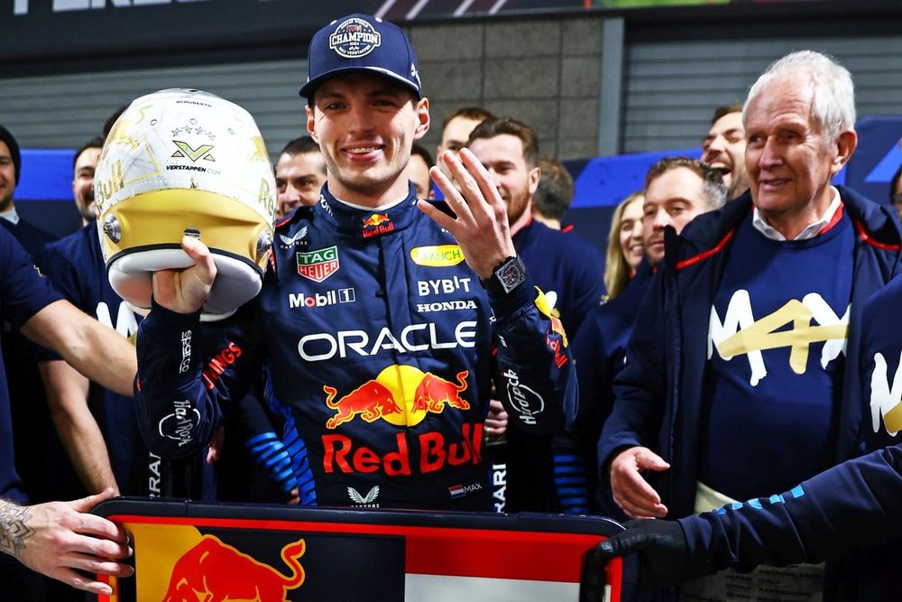 Verstappen is only the second driver after Vettel to win his first four F1 titles back-to-back