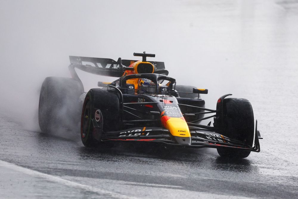 Verstappen was in a league of one as he rose from 17th to victory