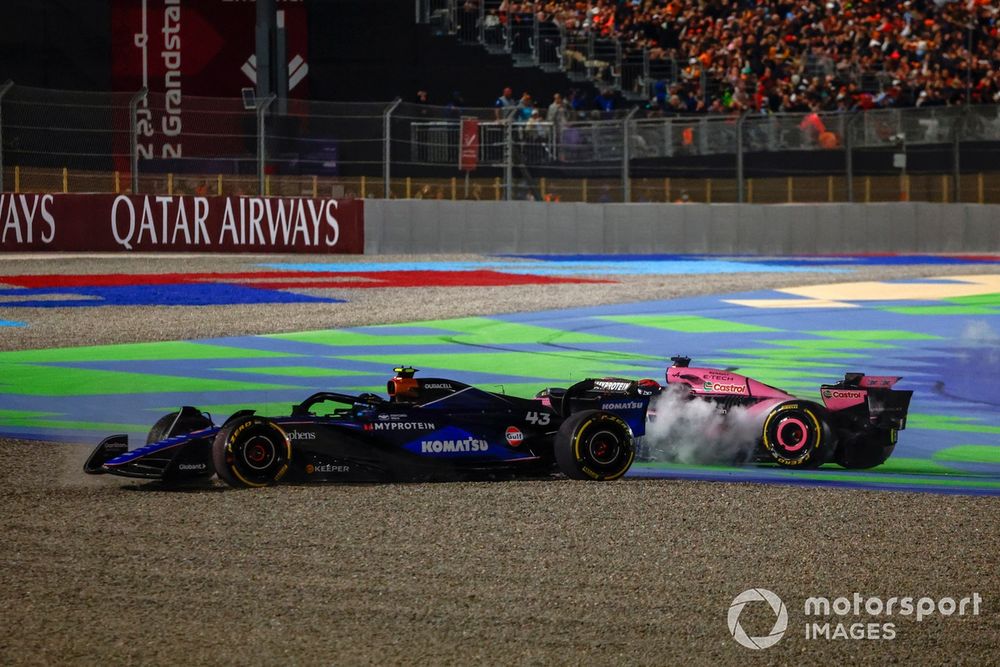 Ocon's Alpine career ended on a low note with Turn 1 crash involving Hulkenberg and Colapinto after qualifying last