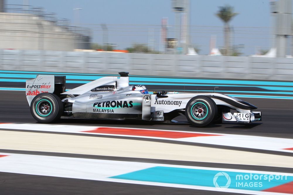 Rookie test has afforded opportunities for numerous drivers over the years - pictured is Sam Bird aboard a Mercedes in 2010