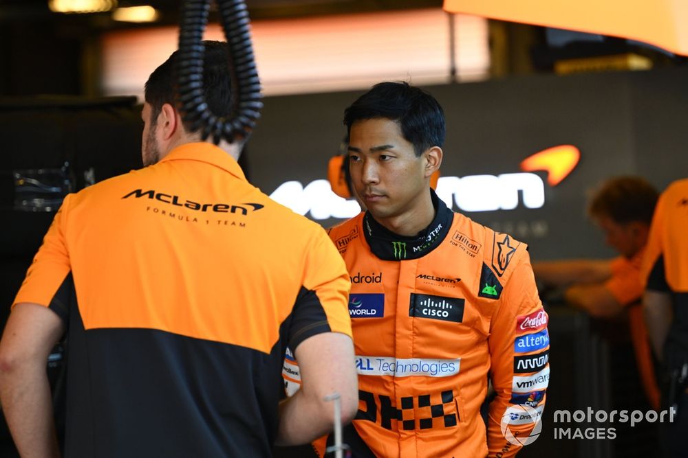 Toyota WEC racer Hirakawa turned out for McLaren in FP1, but will switch to Haas for the rookie test