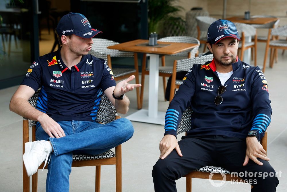 Max Verstappen, Red Bull Racing and Sergio Perez, Red Bull Racing 