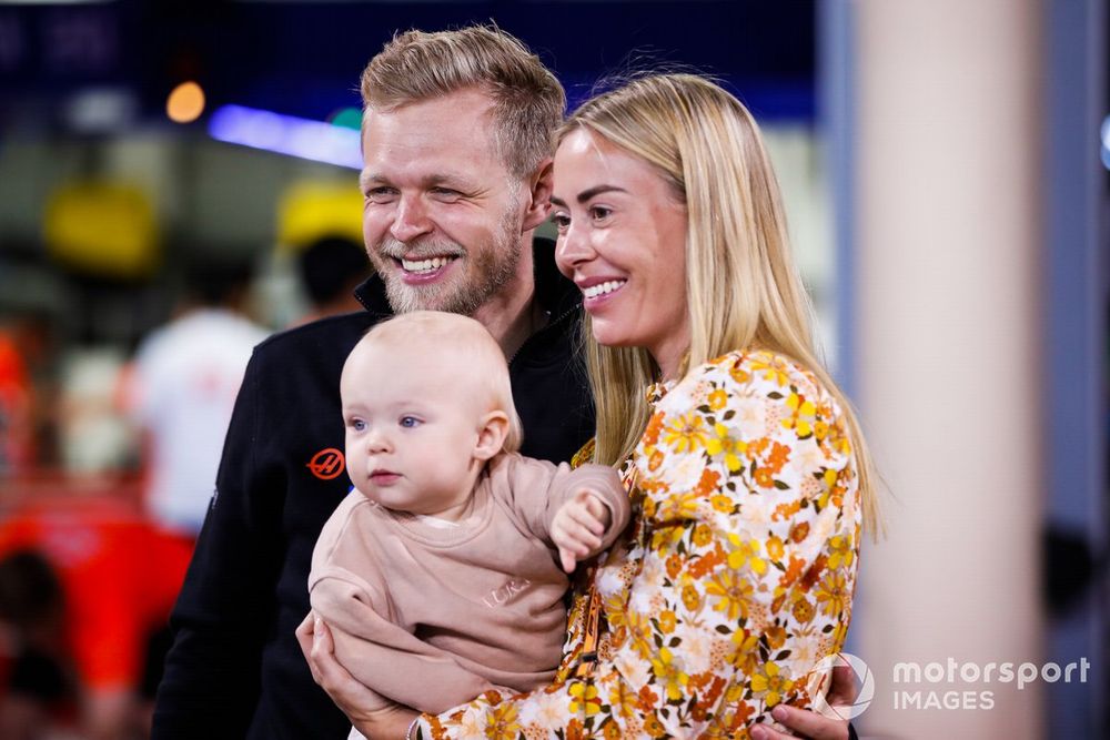 Magnussen credits his wife Louise with helping to keep his racing career going