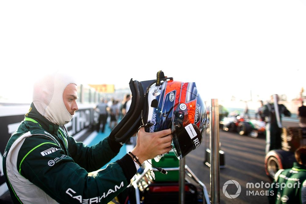 Stevens made his debut for Caterham in Abu Dhabi, but O'Connell was conspicuous by his absence from the grid...