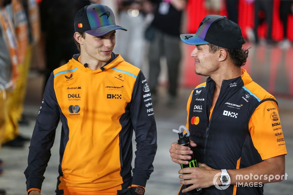 Oscar Piastri, McLaren F1 Team, Lando Norris, McLaren F1 Team