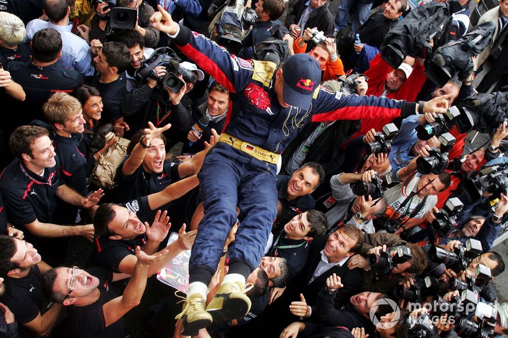 Race winner Sebastian Vettel, Toro Rosso