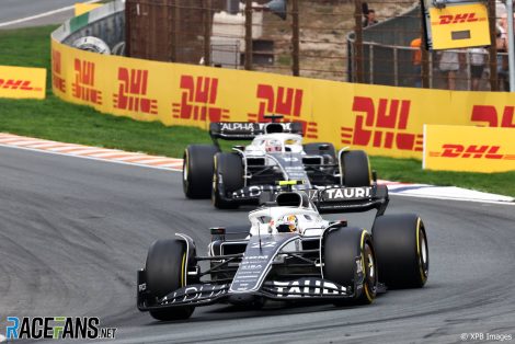 Yuki Tsunoda, AlphaTauri, Circuit Zandvoort, 2022