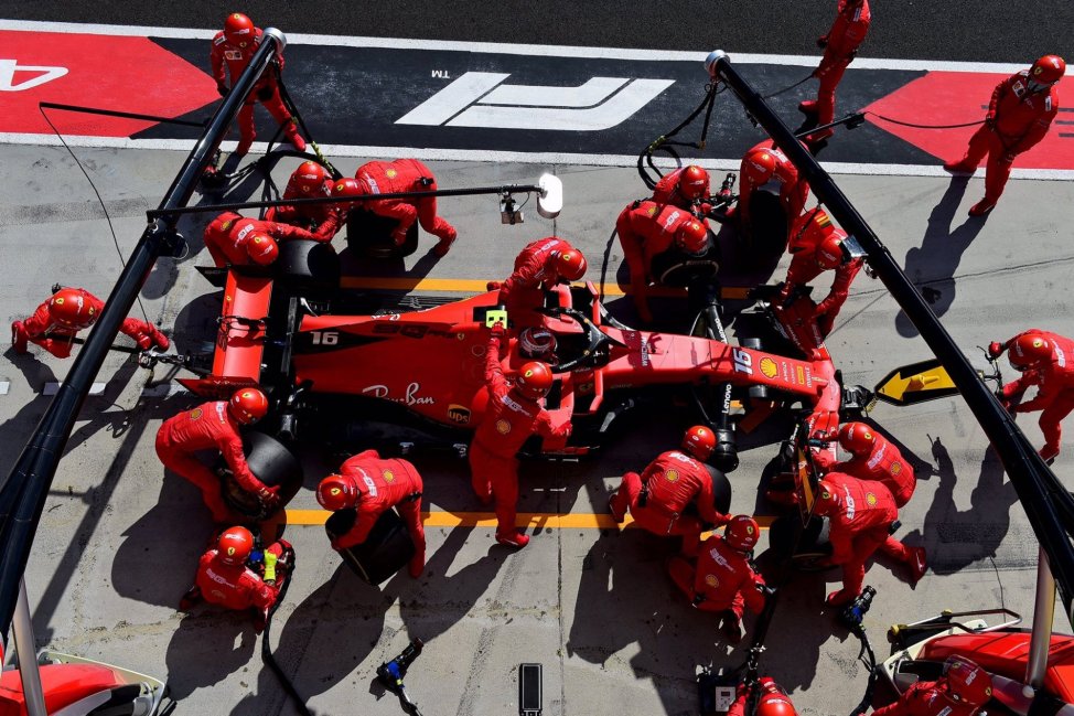 F1 Pitstop Charles Leclerc Ferrari