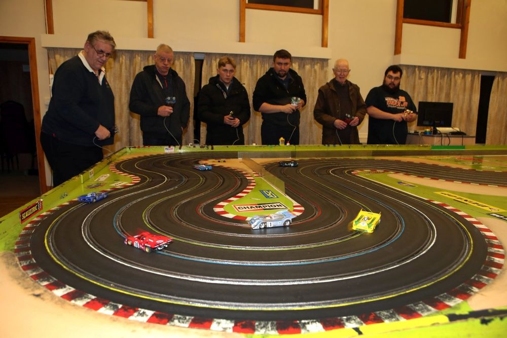 Racing on a six-lane Scalextric track is rather more ambitious than the sets you used to have as a child 